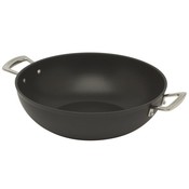 Le Creuset Wok anti-kleef Les Forgees 32 cm, 2 oren