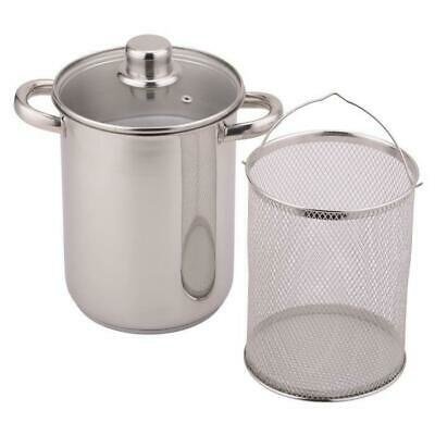 Geneeskunde Horizontaal Numeriek Aspergekoker 16 cm inox - Woon en Kook