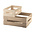 Guzzini Set van 2 dozen, stapelbaar, beige