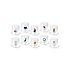 Monterey Line Borosilicaat glas met schildpad WD566TAR