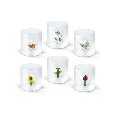 Monterey Line Borosilicaat glas met vlinder WD566FAR