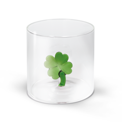 Monterey Line Borosilicaat glas met klavertje vier WD566QUA