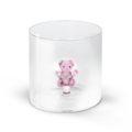 Monterey Line Borosilicaat glas met roze beertje WD566ORR