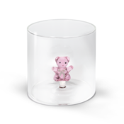 Monterey Line Borosilicaat glas met roze beertje  WD566ORR