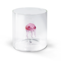 Monterey Line Borosilicaat glas met roze kwal WD566MED