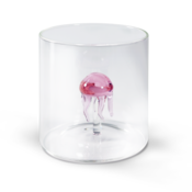 Monterey Line Borosilicaat glas met roze kwal  WD566MED