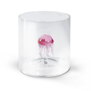 Monterey Line Borosilicaat glas met roze kwal WD566MED