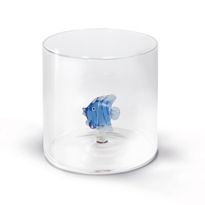 Monterey Line Borosilicaat glas met Blauwe Vis WD566AZZ