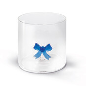 Monterey Line Borosilicaat glas met blauwe strik WD566BLU