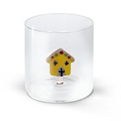 Monterey Line Borosilicaat glas met Kersthuisje WD566NAT4