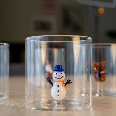 Monterey Line Borosilicaat glas met Sneeuwman WD566NAT4