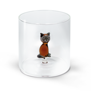 Monterey Line Borosilicaat glas met Siamese Kat WD566SIA