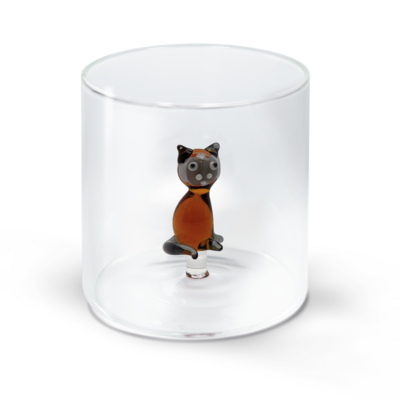 Monterey Line Borosilicaat glas met Siamese Kat WD566SIA