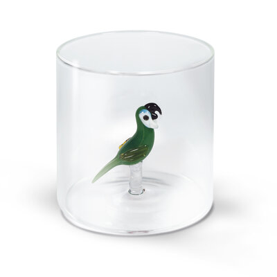 Monterey Line Borosilicaat glas met Papegaai WD566PAP