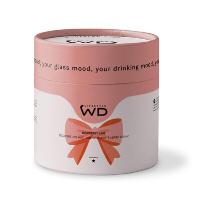 Monterey Line Borosilicaat glas met Rose Strik WD566ROS