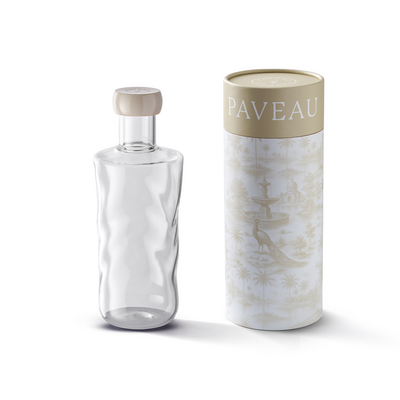 Paveau Paveau Bottle Swirl Transparant 1.25L