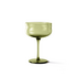 Paveau Paveau Swirl Champagnecoupe Mosgroen Set 2