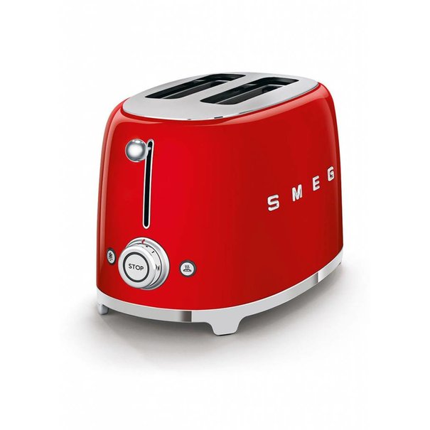 Smeg Broodrooster 2x2 Rood