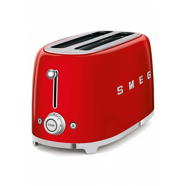 Smeg Broodrooster 2x4 Rood