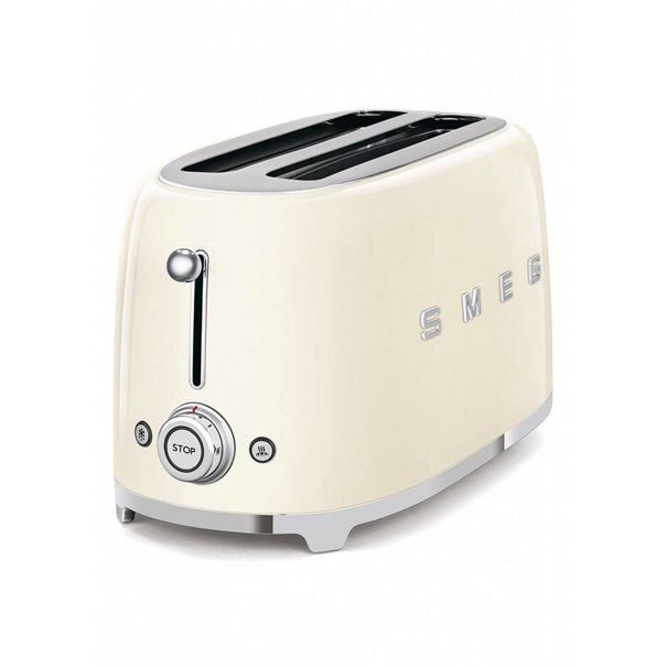 Smeg Broodrooster 2x4 Crème