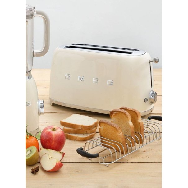 Smeg Broodrooster 2x4 Crème