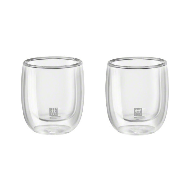 Zwilling Sorrento Dubbelwandig Glas Espresso - set met 2-stuks