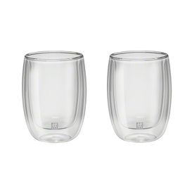 Sorrento Dubbelwandig Glas Koffie - set met 2 stuks