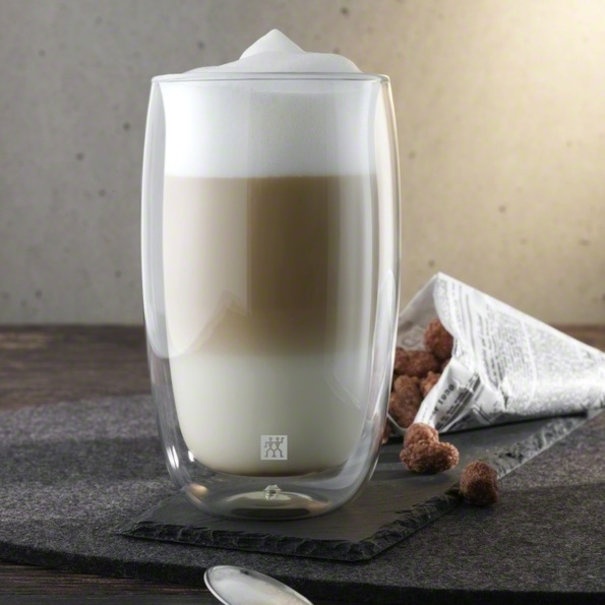 Zwilling Sorrento Dubbelwandig Glas Latte Macchiato - set met 2 stuks