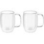 Sorrento Dubbelwandig Glas met Greep Espresso - set met 2 stuks