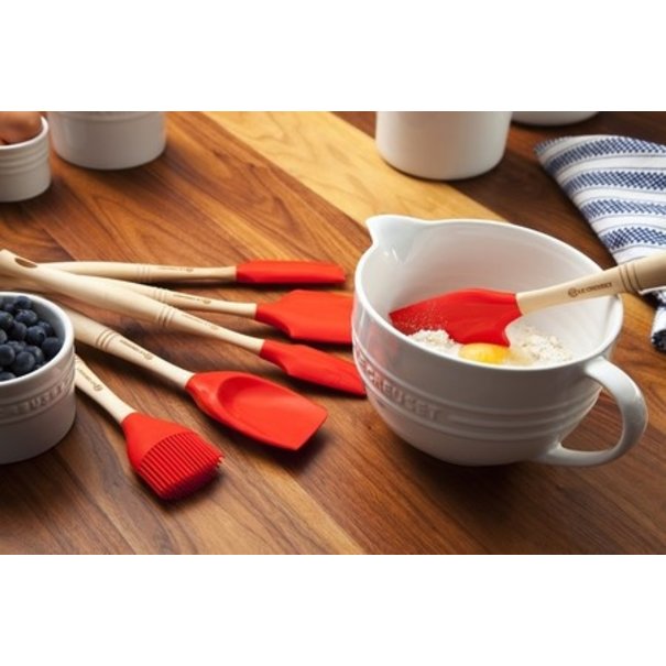 Le Creuset Pro Medium Spatel Kersenrood 32 cm