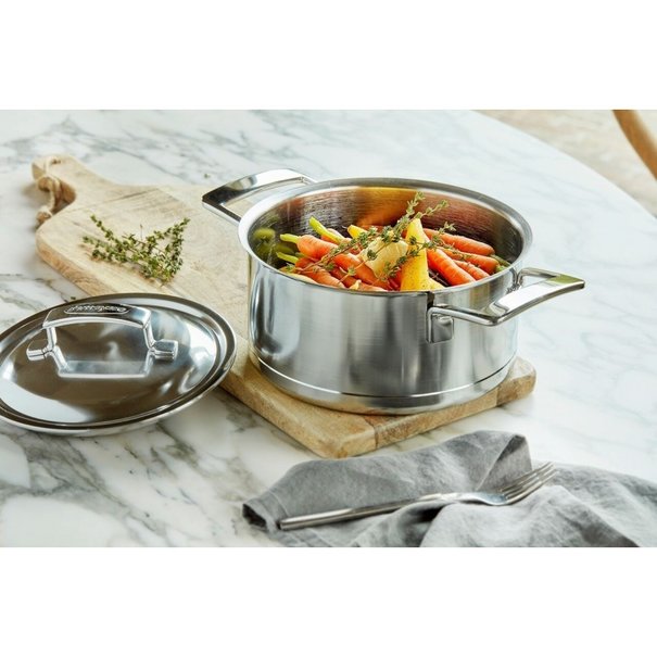 Demeyere Silver Kookpan met Deksel 24 cm