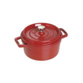 Ronde Braadpan Kersenrood 22 cm