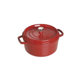 Ronde Braadpan Kersenrood 24 cm