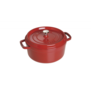 Ronde Braadpan Kersenrood 24 cm