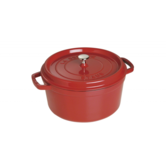 Ronde Braadpan Kersenrood 28 cm