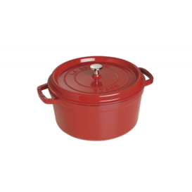 Ronde Braadpan Kersenrood 30 cm