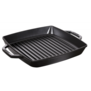 Grillpan met 2 grepen Zwart 28 x 28 cm