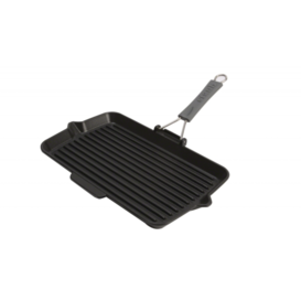 Grillpan Rechthoekig Zwart 34 x 21 cm