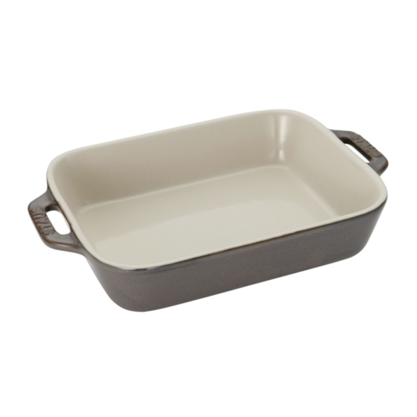 Staub Ovenschaal Antiek Grijs 27 x 20 cm