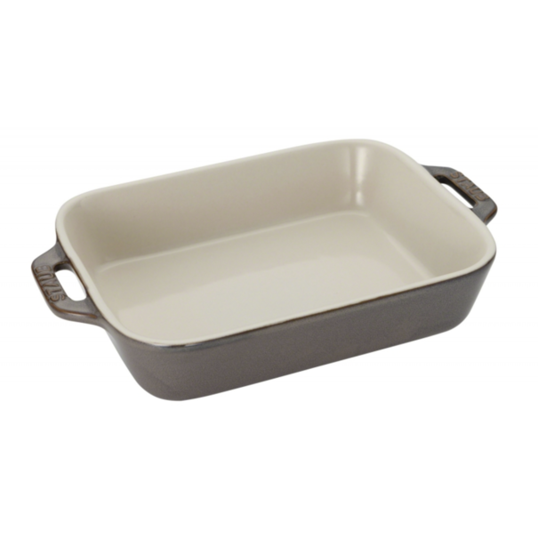 Staub Ovenschaal Antiek Grijs 34 x 24 cm