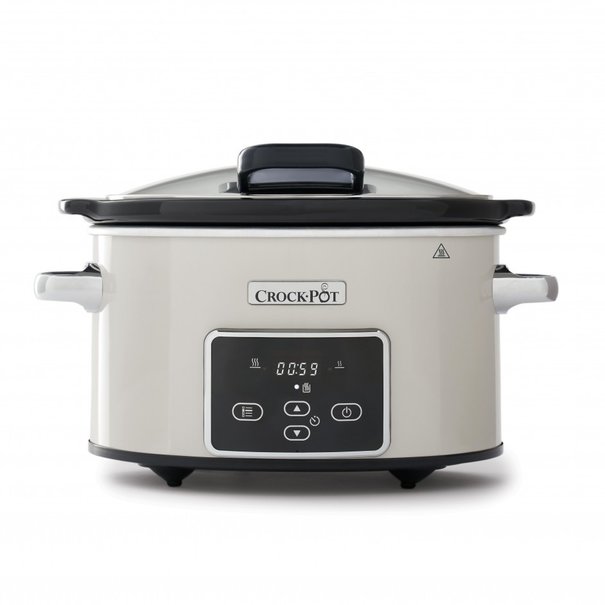 Crockpot Slowcooker Crème Digitaal -  3.5 Liter