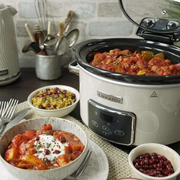 Crockpot Slowcooker Crème Digitaal -  3.5 Liter