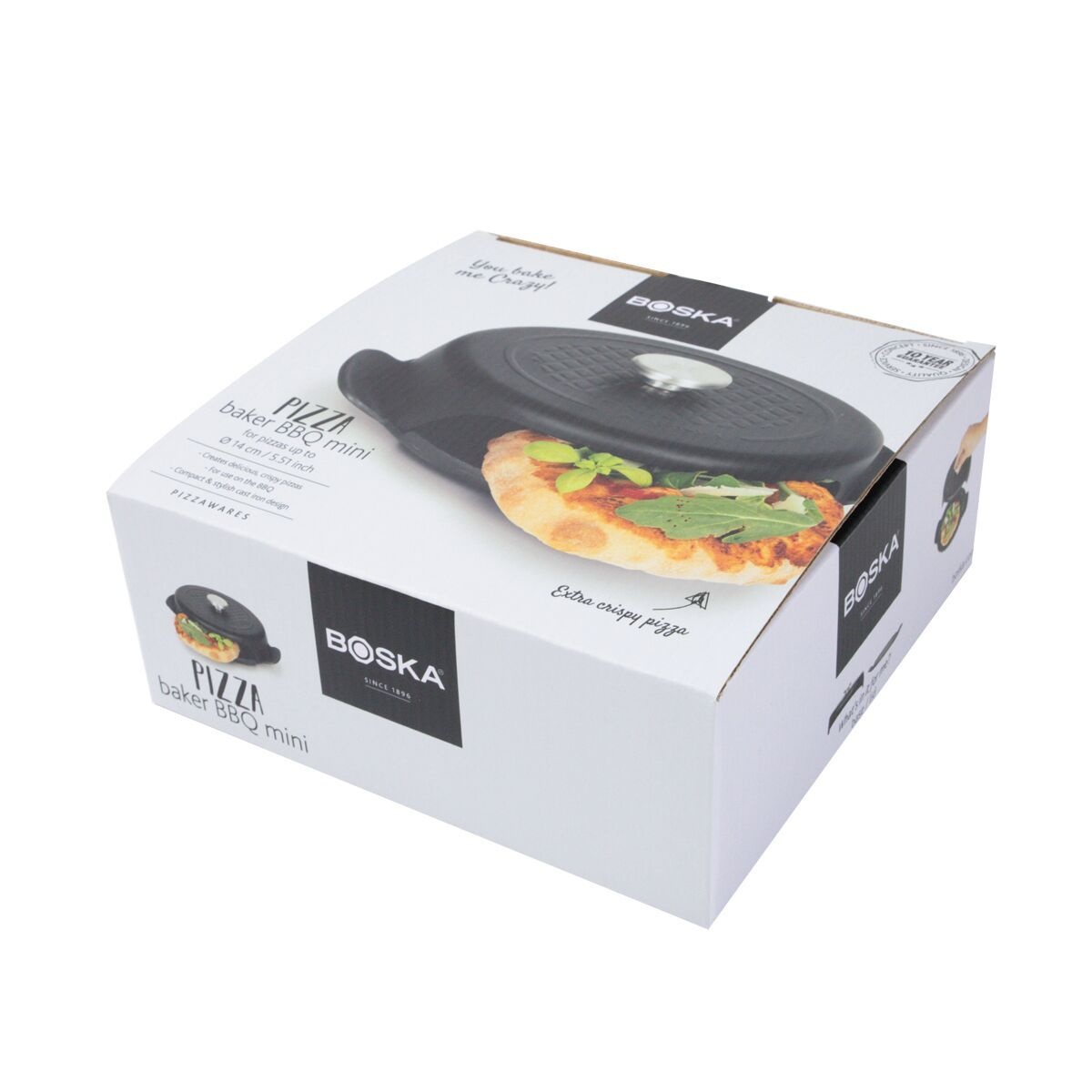 Boska - Mini Pizza Baker BBQ - Black