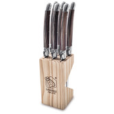 Steakmessen Premium Line Dark Wood 1.8 mm 6-delig