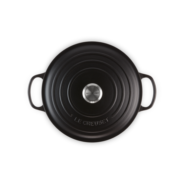 Le Creuset Signature Ronde Braadpan Mat Zwart 26 cm