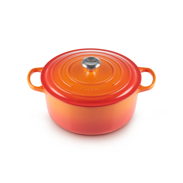 Le Creuset Signature Ronde Braadpan Oranje-Rood 26 cm