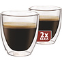 Dubbelwandig Glas Espresso 80 ml - set 2 stuks