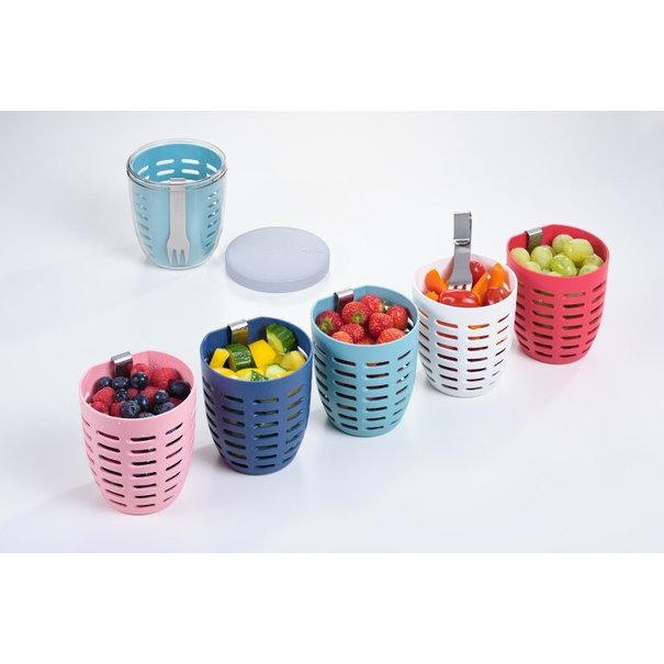 Mepal Ellipse Fruit & Veggie Pot Nordic Red