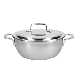 Intense 5 Conische Braadpan met Deksel 24 cm