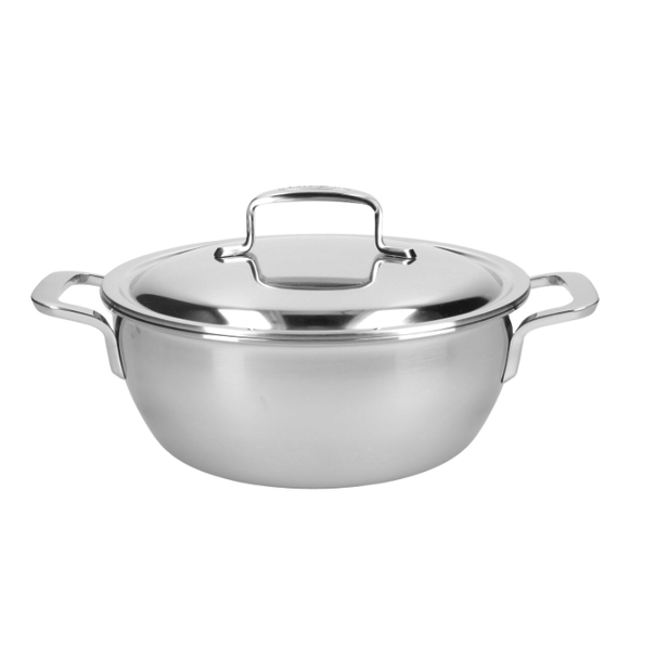 Demeyere Intense 5 Conische Braadpan met Deksel 24 cm